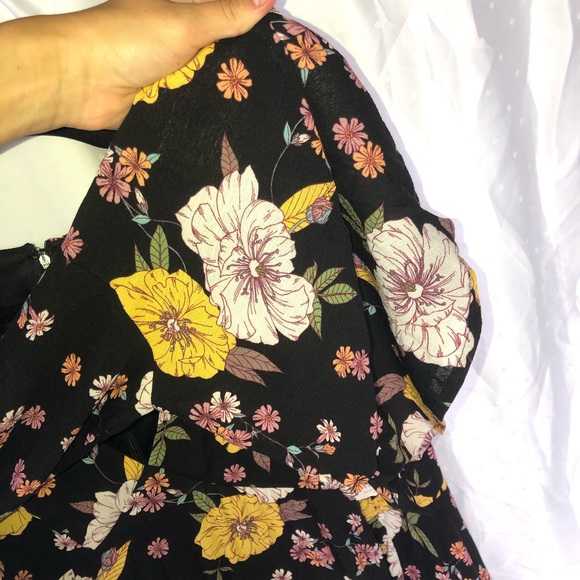 Altar’d State Black Floral Dress - Picture 5 of 8